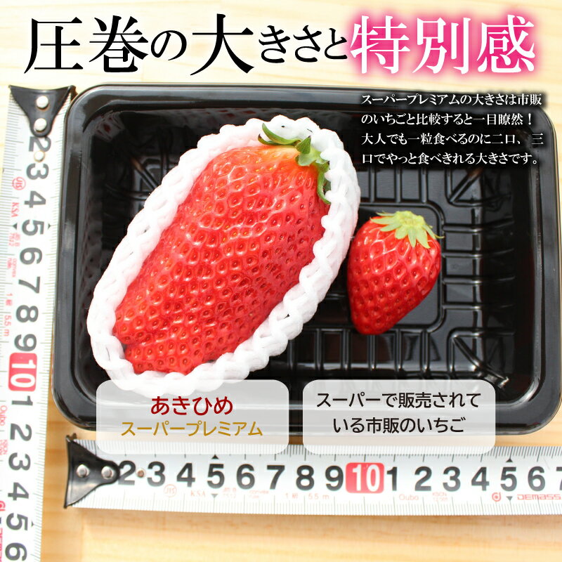 【ふるさと納税】《 数量限定 》 あきひめ 苺 いちご 選べる タイプ 9個 18個 30個 大粒 ビッグ 京都 京丹波町産 章姫 完熟 甘い 甘さ抜群 ご当地グルメ お取り寄せ 京都誠志郎農園 ※北海道・沖縄・その他離島は配送不可 サムネイル2