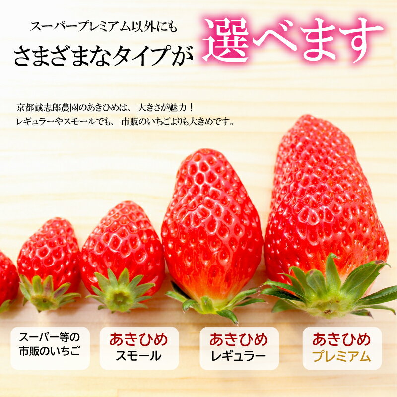 【ふるさと納税】《 数量限定 》 あきひめ 苺 いちご 選べる タイプ 9個 18個 30個 大粒 ビッグ 京都 京丹波町産 章姫 完熟 甘い 甘さ抜群 ご当地グルメ お取り寄せ 京都誠志郎農園 ※北海道・沖縄・その他離島は配送不可 サムネイル3