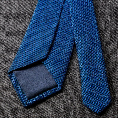 【ふるさと納税】【手織りネクタイ】丹後ブルー フレスコタイ kuskafabric 京都・丹後のシルク織物【1080333】 サムネイル2