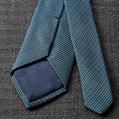 【ふるさと納税】【手織りネクタイ】サックスブルー フレスコタイ kuskafabric 京都・丹後のシルク織物【1080335】 サムネイル2