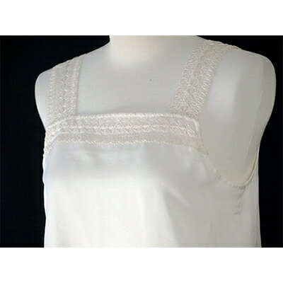 【ふるさと納税】【丹後シルク】キャミソール・ペティコート(飾りシルクレース)Mサイズ【1105791】 サムネイル2