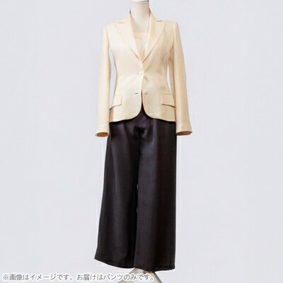 【ふるさと納税】シルクパンツ　炭黒　丹後シルク　肌にやさしいシルク100%　京都府与謝野町より　【高島屋選定品】【1128224】 サムネイル3