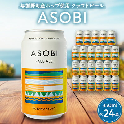 【与謝野町産ホップ使用クラフトビール】 ASOBI(アソビ) 350ml×24本　ペールエール【1248907】