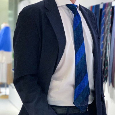 【ふるさと納税】【手織りネクタイ】エグゼクティブガルザタイNo.8 kuskafabric 京都・丹後のシルク織物【1254551】 サムネイル3