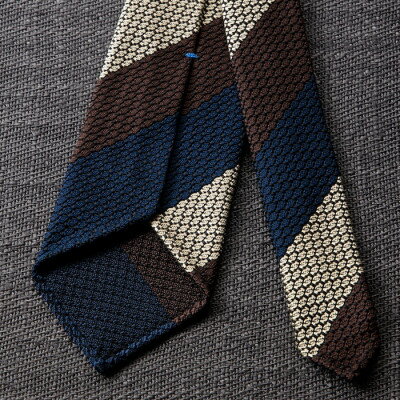 【ふるさと納税】【手織りネクタイ】エグゼクティブガルザタイNo.4 kuskafabric 京都・丹後のシルク織物【1254563】 サムネイル2