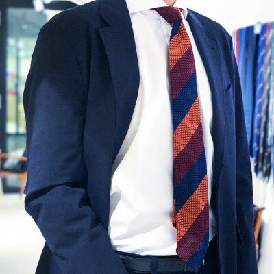 【ふるさと納税】【手織りネクタイ】エグゼクティブガルザタイNo.5 kuskafabric 京都・丹後のシルク織物【1254566】 サムネイル3