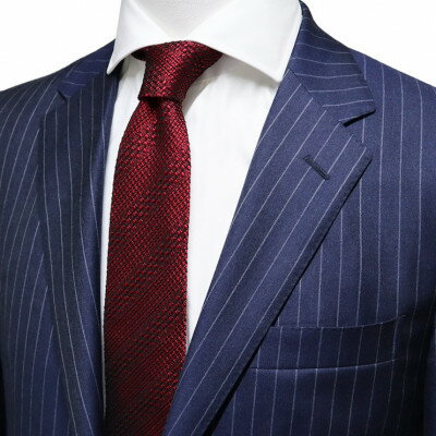 【ふるさと納税】【手織りネクタイ】レッド 丹後ジャカードタイ kuskafabric 京都・丹後のシルク織物【1257554】 サムネイル3