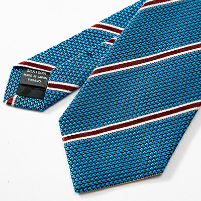 【ふるさと納税】シルク100%　たけとらのフレスコネクタイ　サックス・えんじ　ふるさと納税限定　プレゼント・父の日に【1358934】 サムネイル2