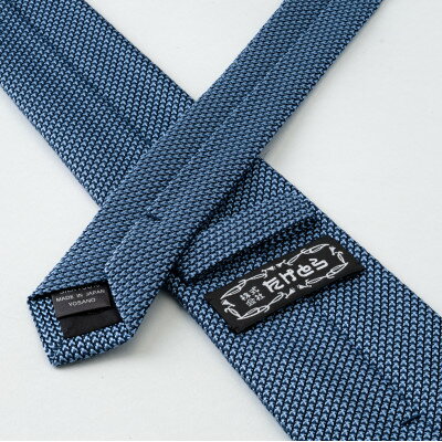 【ふるさと納税】シルク100%　たけとらのフレスコネクタイ　薄サックス無地　ふるさと納税限定　プレゼント・父の日にも【1358937】 サムネイル2