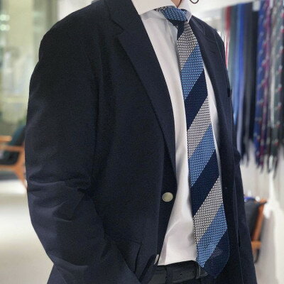 【ふるさと納税】【手織りネクタイ】エグゼクティブガルザタイNo.7 kuskafabric 京都・丹後のシルク織物【1540590】 サムネイル3