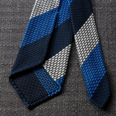 【ふるさと納税】【手織りネクタイ】エグゼクティブガルザタイNo.10 kuskafabric 京都・丹後のシルク織物【1540593】 サムネイル2