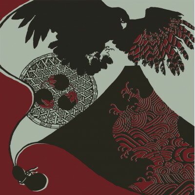 【ふるさと納税】ふろしき 一富士二鷹三茄子 1枚 エコバッグやインテリアにもなる、おめでたい風呂敷【1584384】 サムネイル2