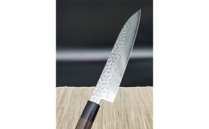 【ふるさと納税】山脇刃物製作所「和式鎚目ダマスカス」三徳/ペティナイフ　セット サムネイル2