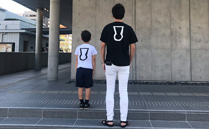 【ふるさと納税】新川製作所　古墳Tシャツ キッズ120（身丈47cm、身幅35cm、肩幅32cm、袖丈14cm） サムネイル3