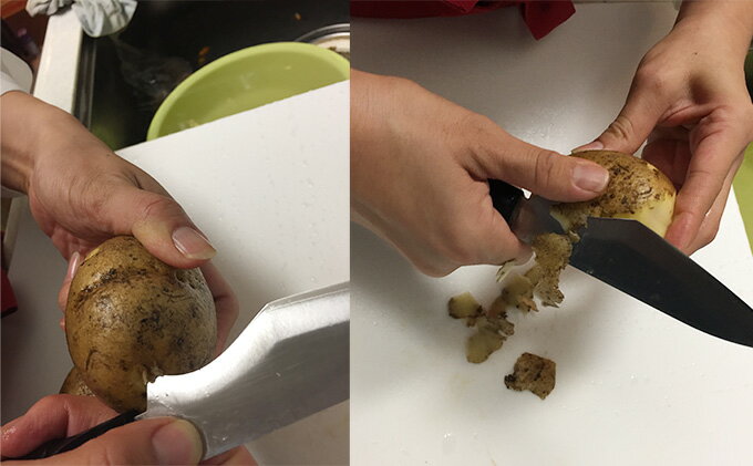 【ふるさと納税】高級庖丁「武の包丁」モリブデン小出刃包丁　刀身約85mm サムネイル3