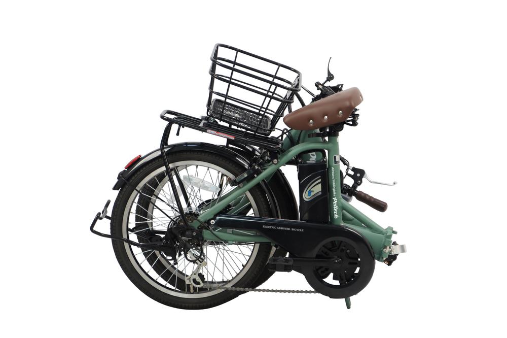 【ふるさと納税】PELTECH（ペルテック）ノーパンク 折り畳み電動アシスト自転車 20インチ 折り畳み外装6段変速 （TDN-212LN）【簡易組立必要】 サムネイル2