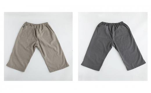 【ふるさと納税】角野晒染　和晒ガーゼステテコ　無地 ベージュ Mサイズ サムネイル3