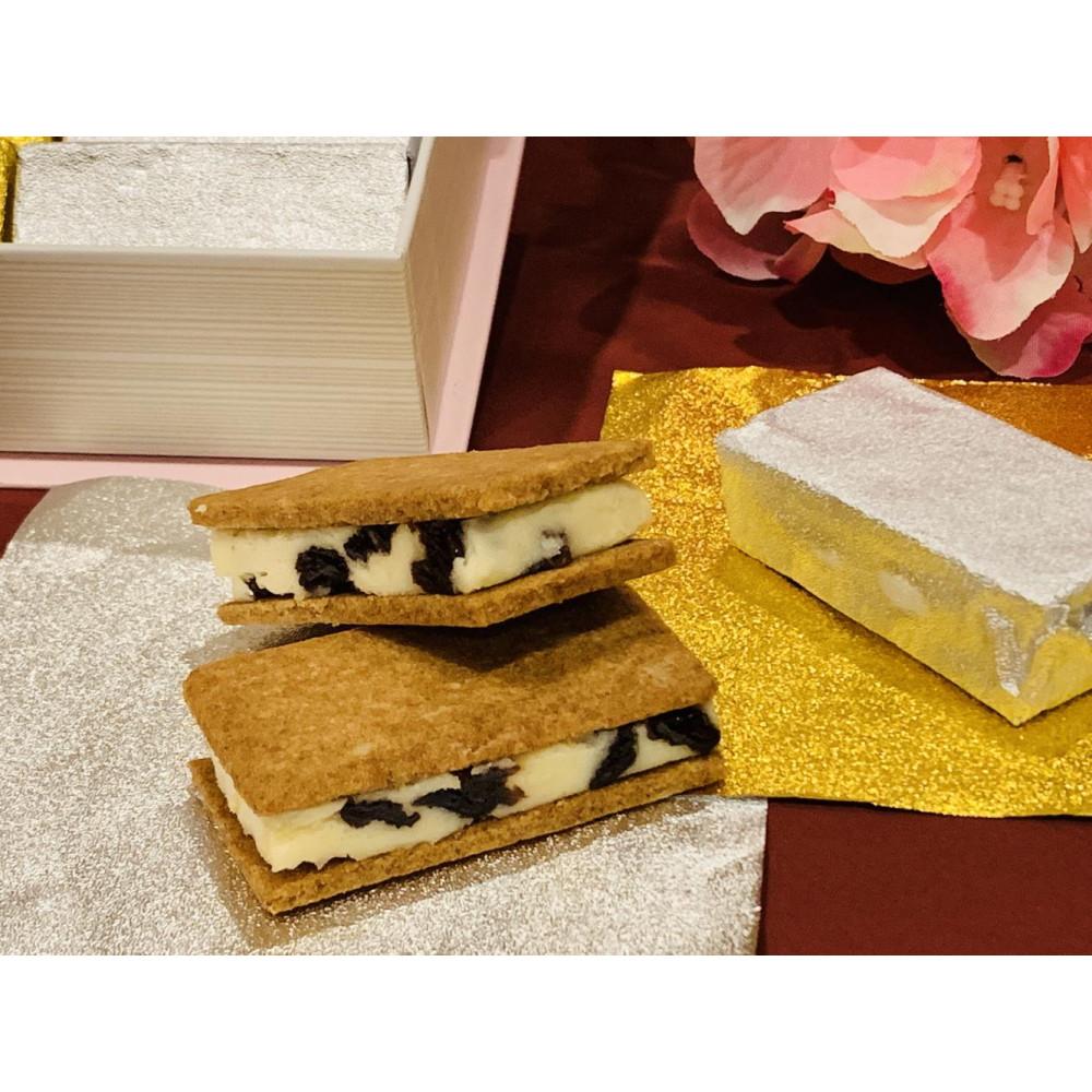 【ふるさと納税】グルテンフリーレーズンバターサンド＆抹茶あんバターサンド　計8個　(各4個)×2箱 | グルテンフリー クッキー サンド レーズンバター 抹茶 あんバター サムネイル2