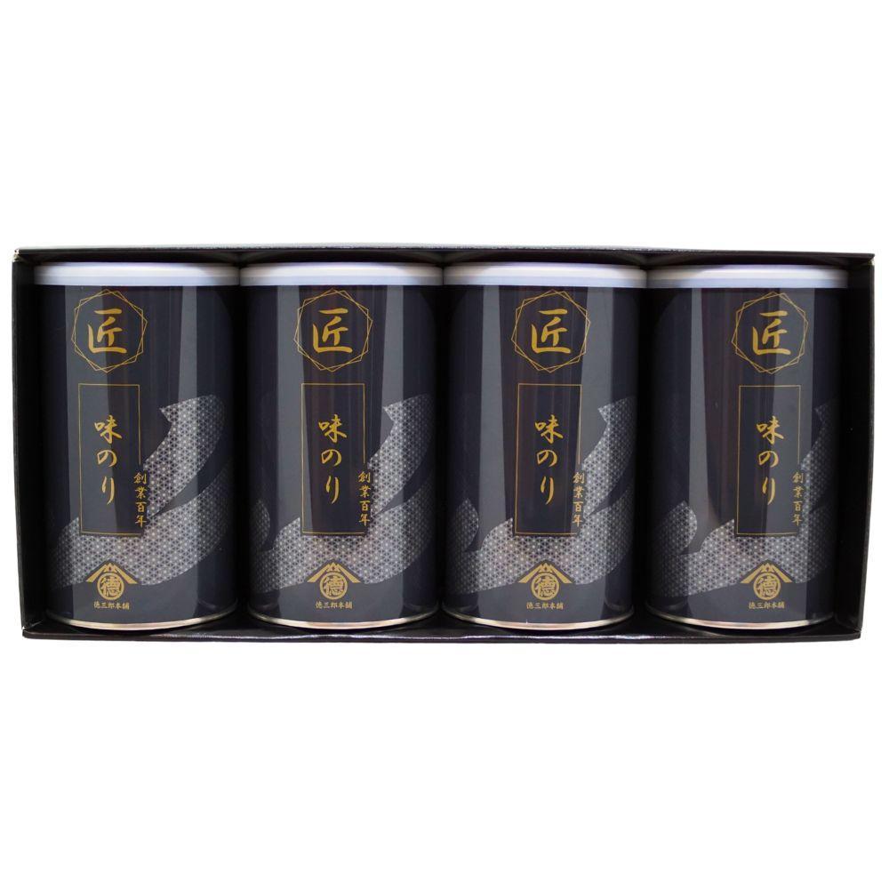 【ふるさと納税】山徳　味のり　匠4缶入