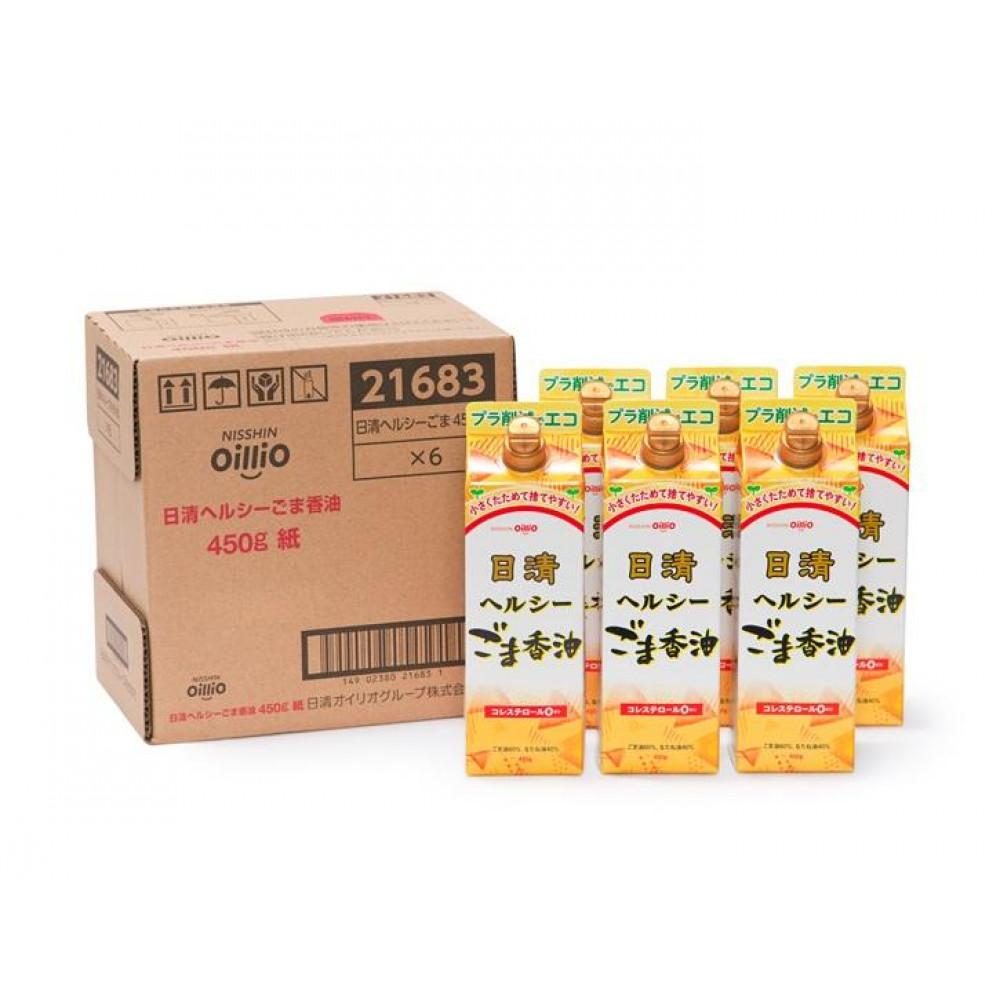【ふるさと納税】大醤　日清ヘルシーごま香油紙パック450g×6本 | ごま油 胡麻油 中華 オイル 食用油 サムネイル2