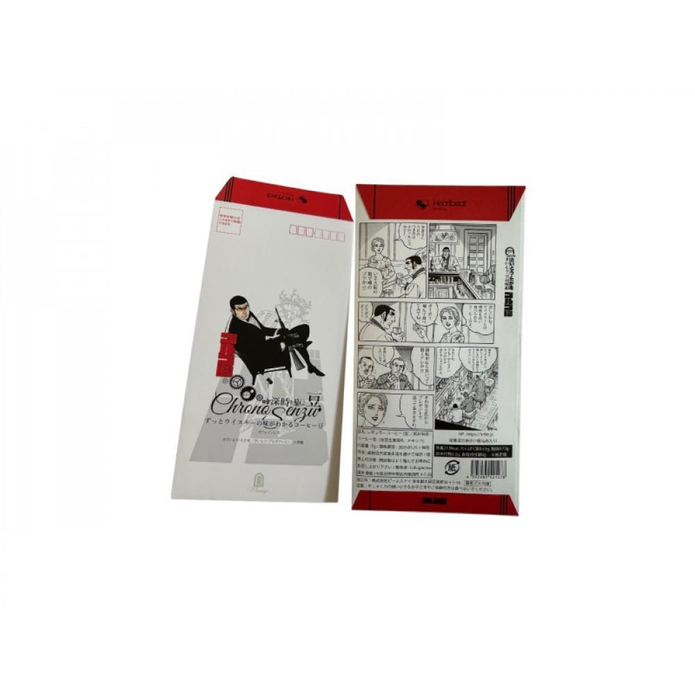 【ふるさと納税】＜ハートビートビーンズ＞クロノセンズ入りゴルゴ13レター（食べるコーヒー豆レター) 40封筒