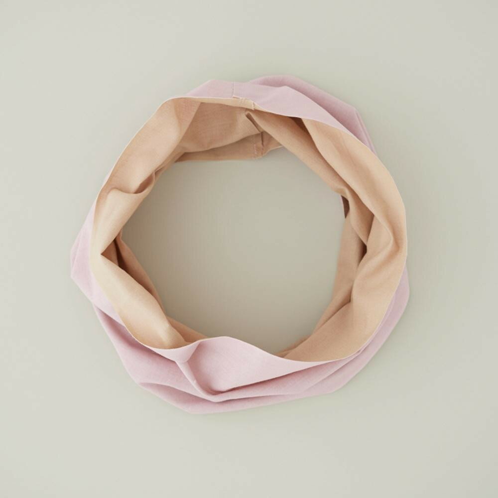 【ふるさと納税】てぬぐい Oo[ワオ] 　Pink × Beige　 ＜サイズをお選びください＞ | 手ぬぐい 和柄 おしゃれ ハンドメイド 和モダン 雑貨 旅行用 吸水性 速乾 柔らかい 人気 堺市 おすすめ 送料無料 サムネイル3