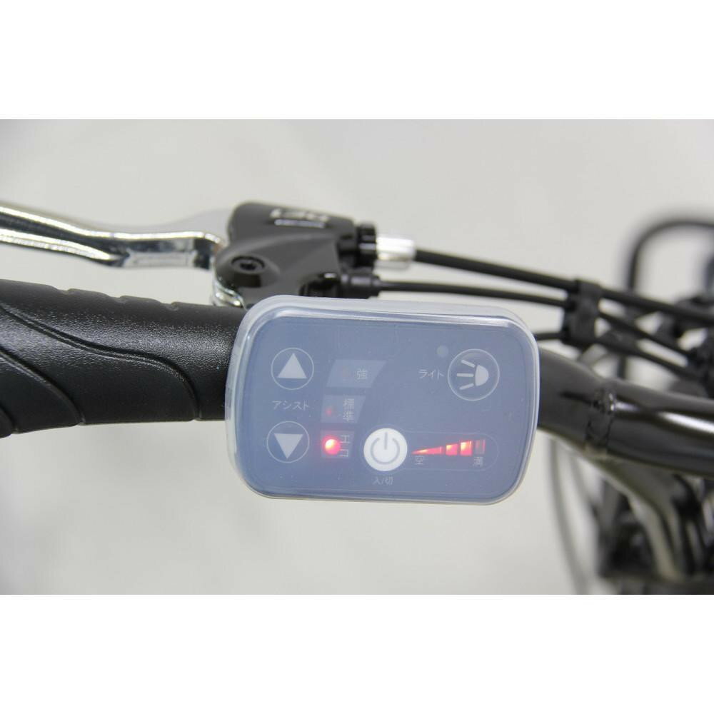 【ふるさと納税】 完成品 ペット乗せ 電動自転車 ミニベロ eカーゴバイク ペットポーター GRC-515L-PET 20インチ OGK 電動アシスト自転車 シマノ製外装7段変速 【本体：マットブラック×リュック：チャコールorキャメル】 サムネイル2