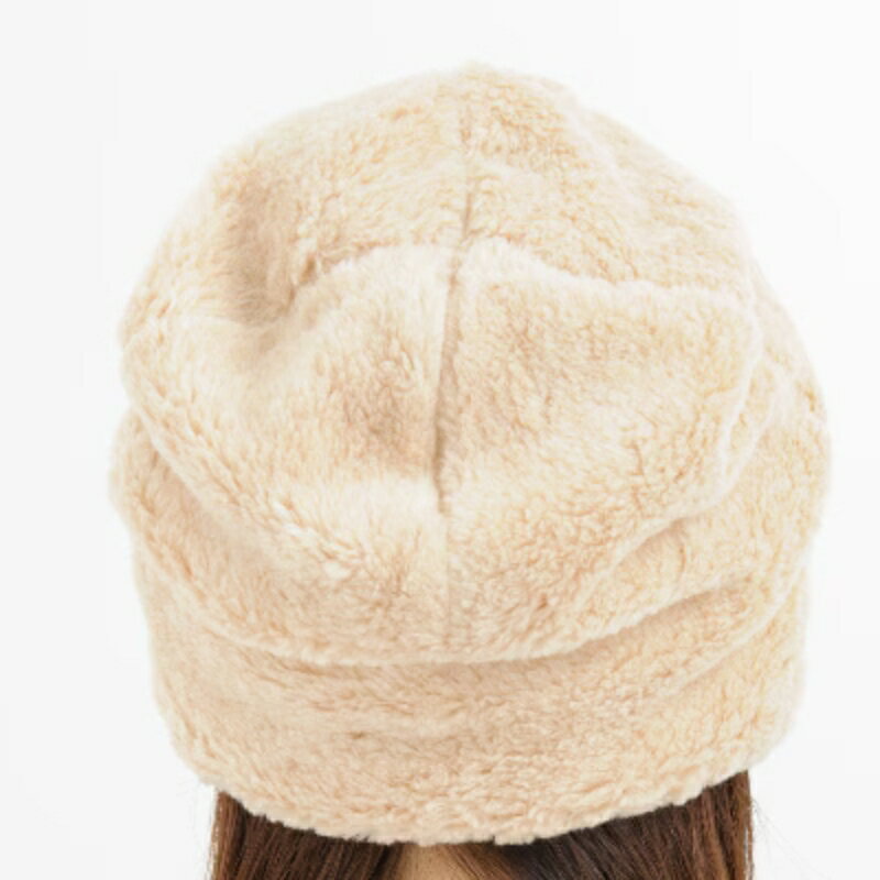 【ふるさと納税】 【ブラウン】帽子 オーガニックコットン 無染色 暖かボアワッチ サムネイル2