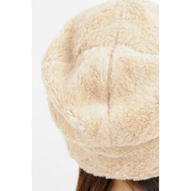 【ふるさと納税】 【ブラウン】帽子 オーガニックコットン 無染色 暖かボアワッチ サムネイル3