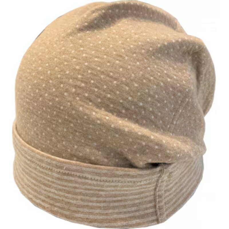 【ブラウン】オーガニックコットンドットたっぷりワッチ