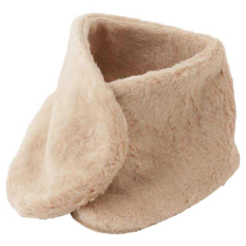 【ふるさと納税】 【ブラウン】マフラー オーガニックコットン 無染色 ボア襟マフ サムネイル2