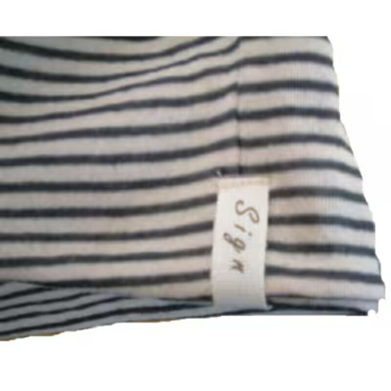 【ふるさと納税】 【ブラックボーダー】室内用帽子 オーガニックコットン ボーダーシャロット サムネイル2