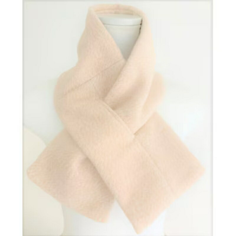 【杢ベージュ】オーガニックコットンふんわりティペット