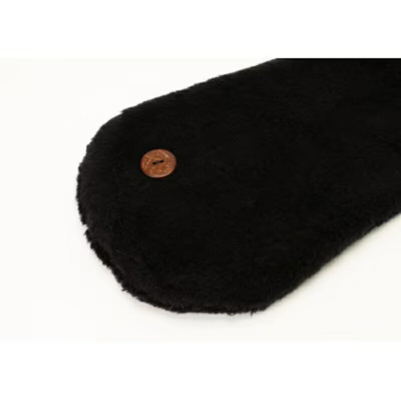 【ふるさと納税】 【ブラック】マフラー オーガニックコットン ボア襟マフラー サムネイル2