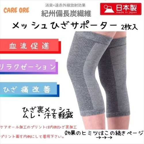 【ふるさと納税】 血流促進・筋肉緩和・リラクゼーションの効果 驚きのひざサポーター 2枚入 サムネイル2