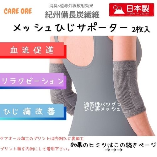 【ふるさと納税】 血流促進・筋肉緩和・リラクゼーションの効果 驚きのひじサポーター 2枚入