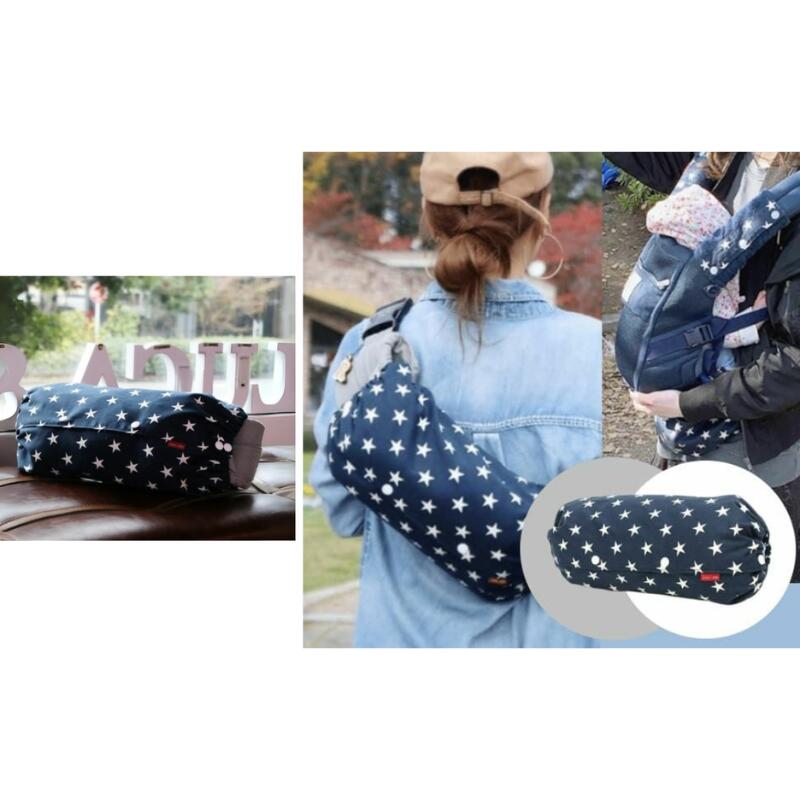 【ふるさと納税】 出産祝にも！かごとお花のリボンのラッピング付抱っこひも収納カバー「ルカコ」ヒップシート対応サイズ3枚とよだれカバーのセット（撥水加工ブラック付） サムネイル2