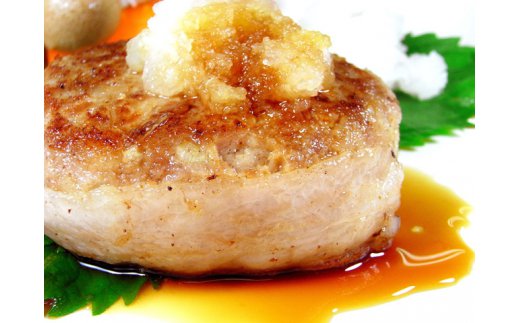 【ふるさと納税】イベリコ豚100% 手作りハンバーグ 110g×4個（冷凍） サムネイル2