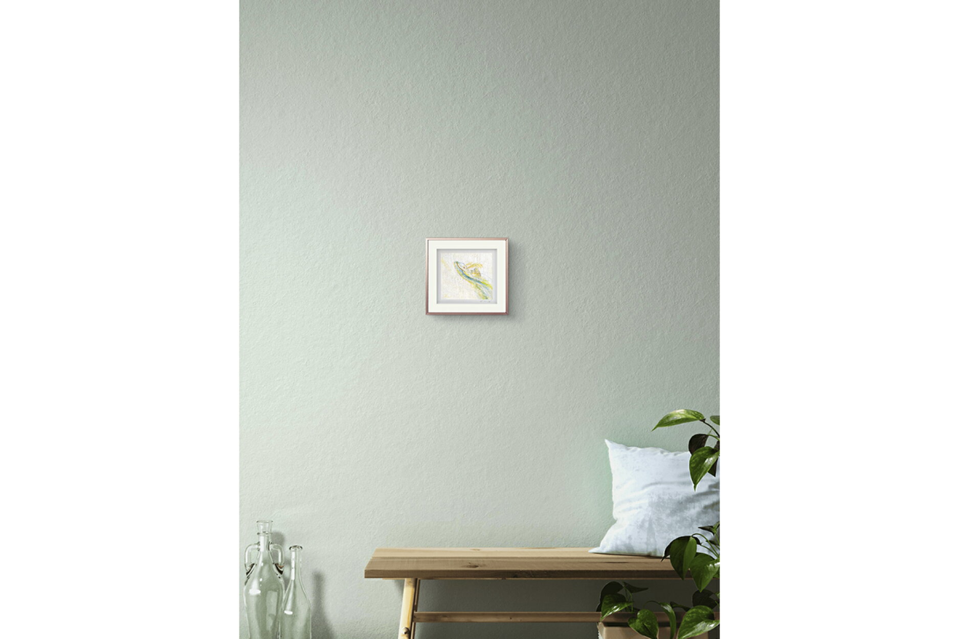 【ふるさと納税】ウォンバット絵画 『どの日も一粒万倍』【ジクレー版画】額付き サムネイル3