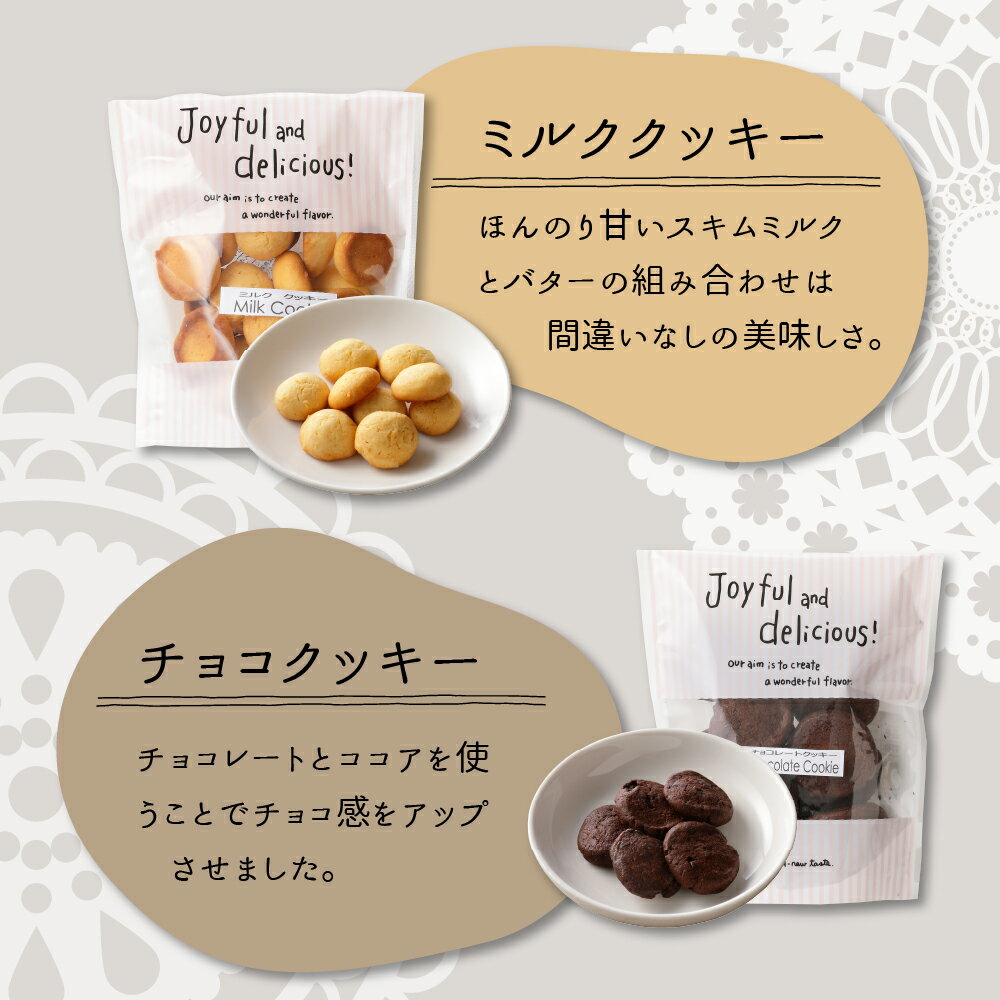 【ふるさと納税】素材の味を生かした 手づくり クッキー ギフト 4種 チョコ ミルク カフェ ハニーココナッツ ジッパー付き 詰め合わせ 送料無料 大阪府 吹田市 サムネイル3