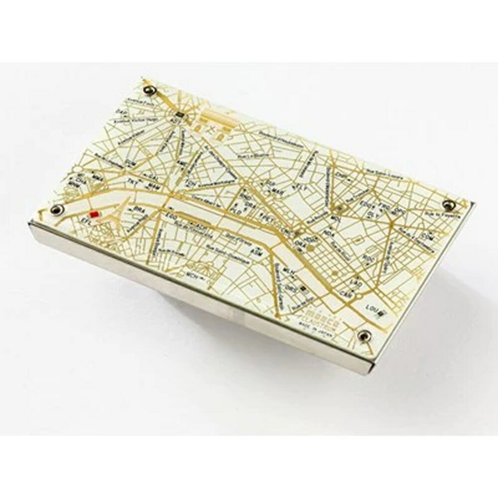 【ふるさと納税】基板 アート 名刺 入れ【シルバーメタル】地図 回路図 路線図 CLAUSTRUM コラボ ギフト プレゼント 大阪府 吹田市 サムネイル3