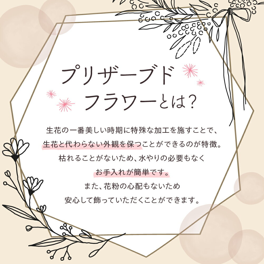 【ふるさと納税】プリザーブド フラワーアレンジ 「 オレンジ系 」/ 花 フラワー インテリア 装飾品 卒業 入学 出産祝い お祝い オレンジ 【大阪府吹田市】 サムネイル3