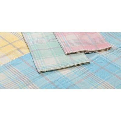 【ふるさと納税】素敵なウール毛布 チェック(レディースサイズ：ブルー) [0410]｜敬老の日 ギフト 誕生日プレゼント 贈り物 父の日 母の日 サムネイル2