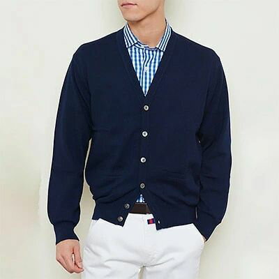 日本製 カシミヤ100% カーディガン ネイビー Sサイズ｜敬老の日 お歳暮 御歳暮 贈答品 ギフト 誕生日プレゼント 贈り物 父の日 母の日 お年賀 寒中見舞い クリスマス お見舞 [2528]