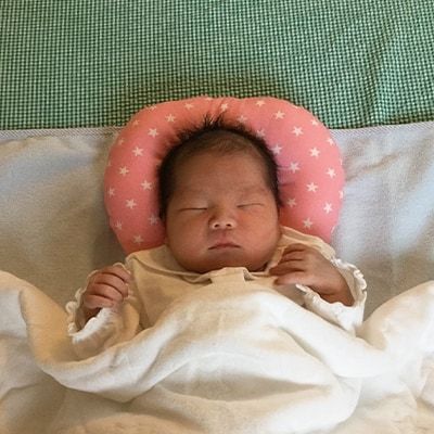 【ふるさと納税】ベビー専科 ドーナツ枕 ドットマルチ ブルー同色2個 [0269] サムネイル2