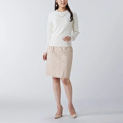 【ふるさと納税】日本製 カシミヤ100% レディース クルーネック 白 Mサイズ｜敬老の日 ギフト 誕生日プレゼント 贈り物 母の日 [2574] サムネイル2