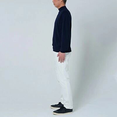 【ふるさと納税】日本製 カシミヤ100% ハイネック ネイビー 2Lサイズ｜敬老の日 ギフト 誕生日プレゼント 贈り物 [2600] サムネイル3