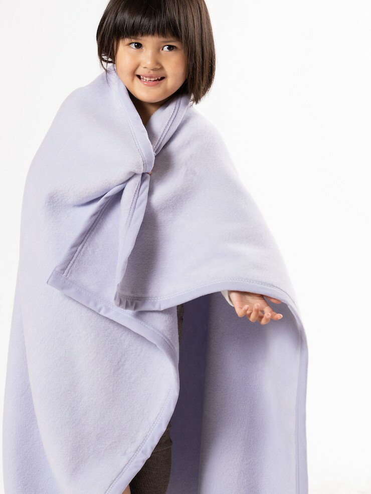 【ふるさと納税】綿100% ベビー毛布 (ラベンダー) 85×115cm 毛布の町泉大津市産 ｜ ベビー毛布 ベビーブランケット 毛布 ブランケット おくるみ 綿毛布 赤ちゃん毛布 綿100% 洗濯可能 寝具 贈答品 ギフト 誕生日 贈り物 クリスマス 赤ちゃん キッズ N-MM300 [3352] サムネイル2