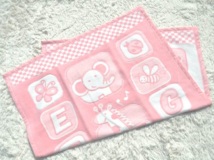 【ふるさと納税】名入れ可 ベビー毛布 (キリン柄) ピンク 85×115cm 毛布の町(泉大津市産) ｜ ベビー毛布 ベビーブランケット 毛布 ブランケット おくるみ 綿毛布 赤ちゃん毛布 子供用毛布 あかちゃん 洗える 寝具 ギフト 誕生日 贈り物 クリスマス N-MJ200 [3378] サムネイル2