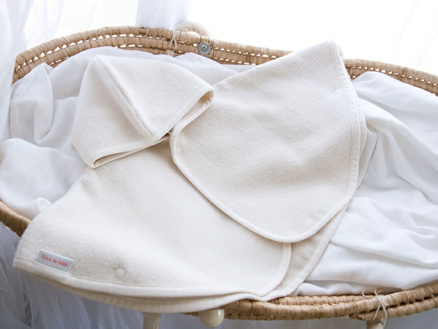 【ふるさと納税】綿毛布ポンチョ オーガニック綿使用 毛布の町泉大津産 [4256] サムネイル2